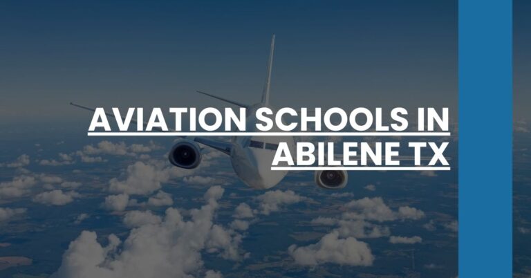 Aviation Schools in Abilene TX Feature Image