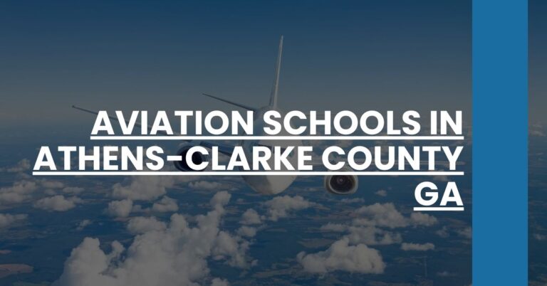 Aviation Schools in Athens-Clarke County GA Feature Image