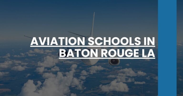 Aviation Schools in Baton Rouge LA Feature Image