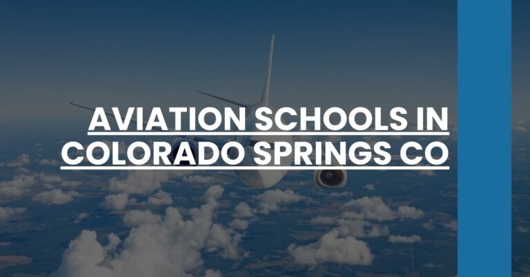 Aviation Schools in Colorado Springs CO Feature Image