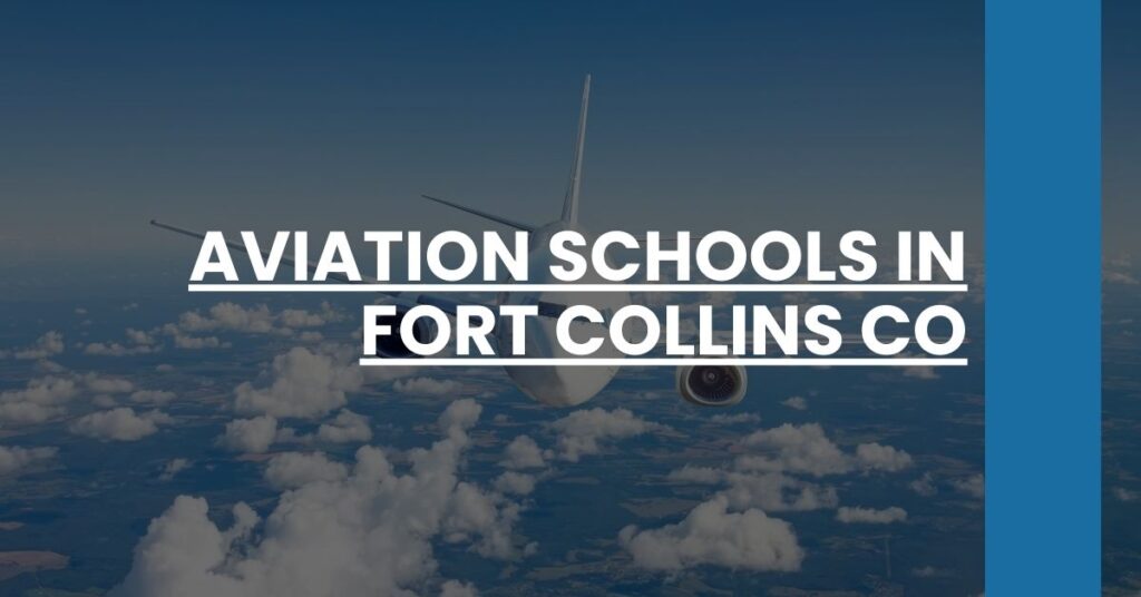 Aviation Schools in Fort Collins CO Feature Image