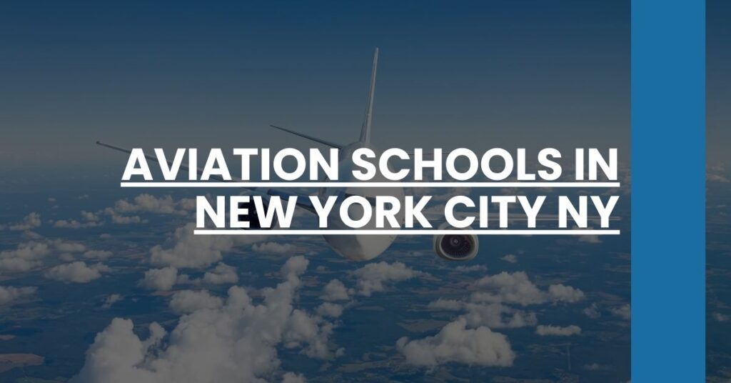 Aviation Schools in New York City NY Feature Image