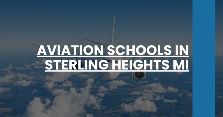 Aviation Schools in Sterling Heights MI Feature Image