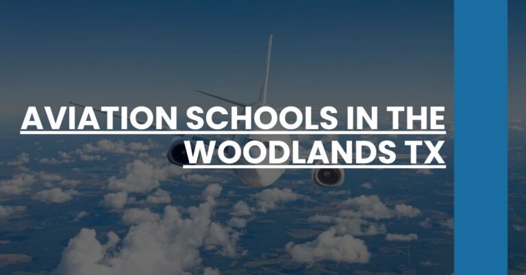 Aviation Schools in The Woodlands TX Feature Image