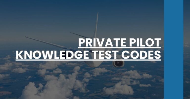 Private Pilot Knowledge Test Codes Feature Image