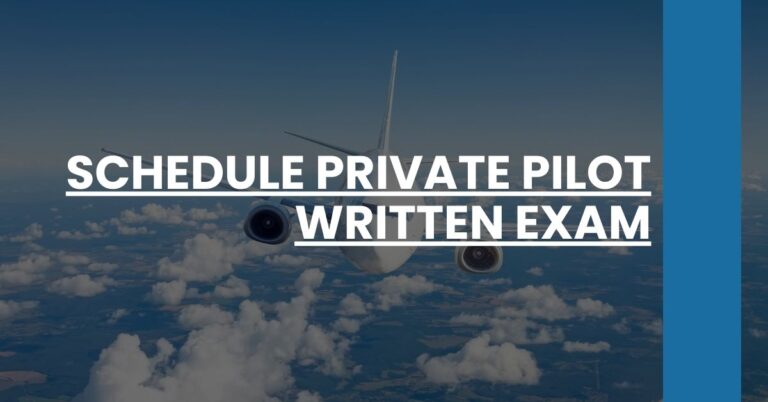 Schedule Private Pilot Written Exam Feature Image